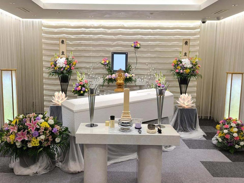 JAラビス仲池上店の葬儀風景